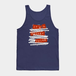 Hockey Slang Tank Top